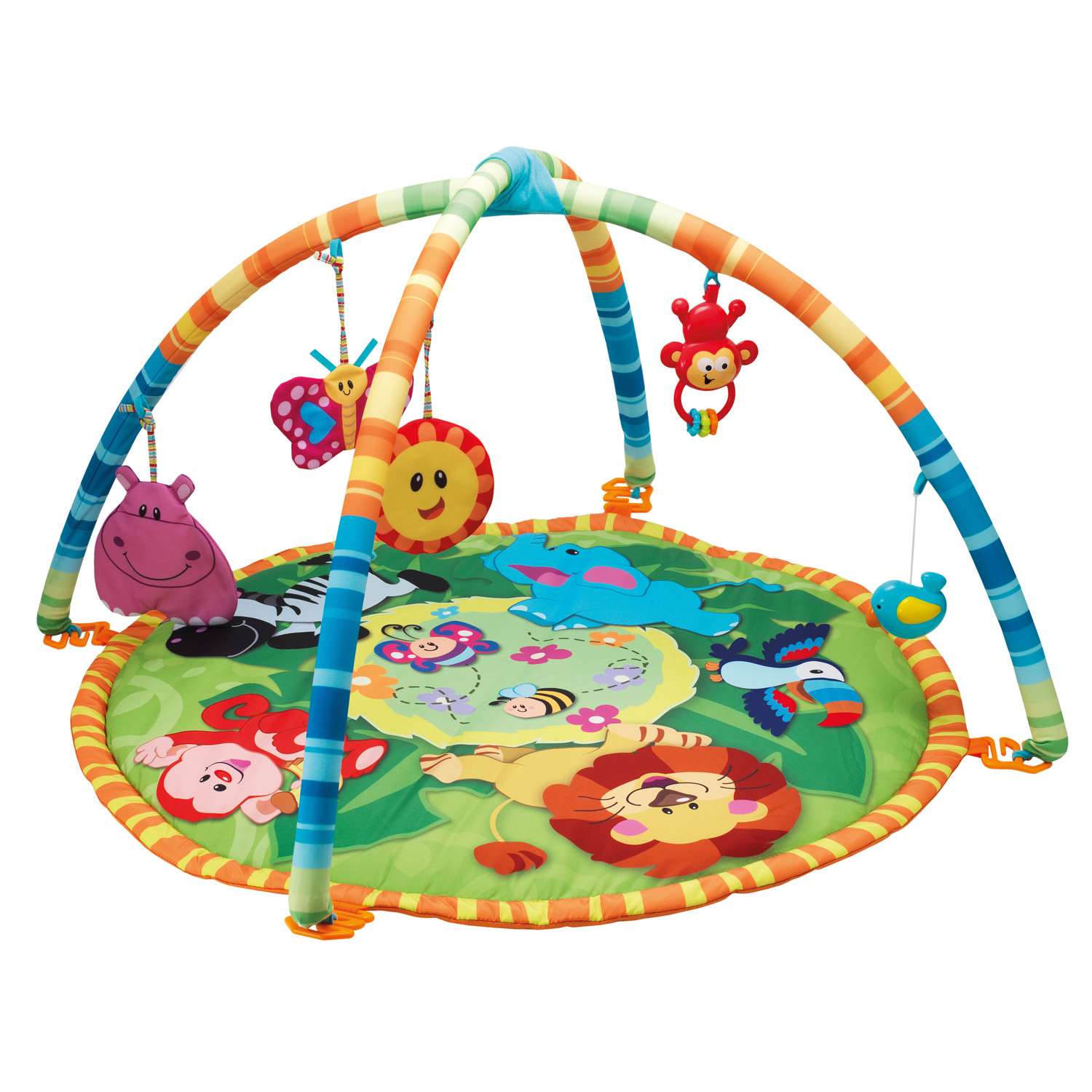 Winfun Jungle Pals Playmat, Multi-color Winfun Jungle Pals Playmat, Multi-color