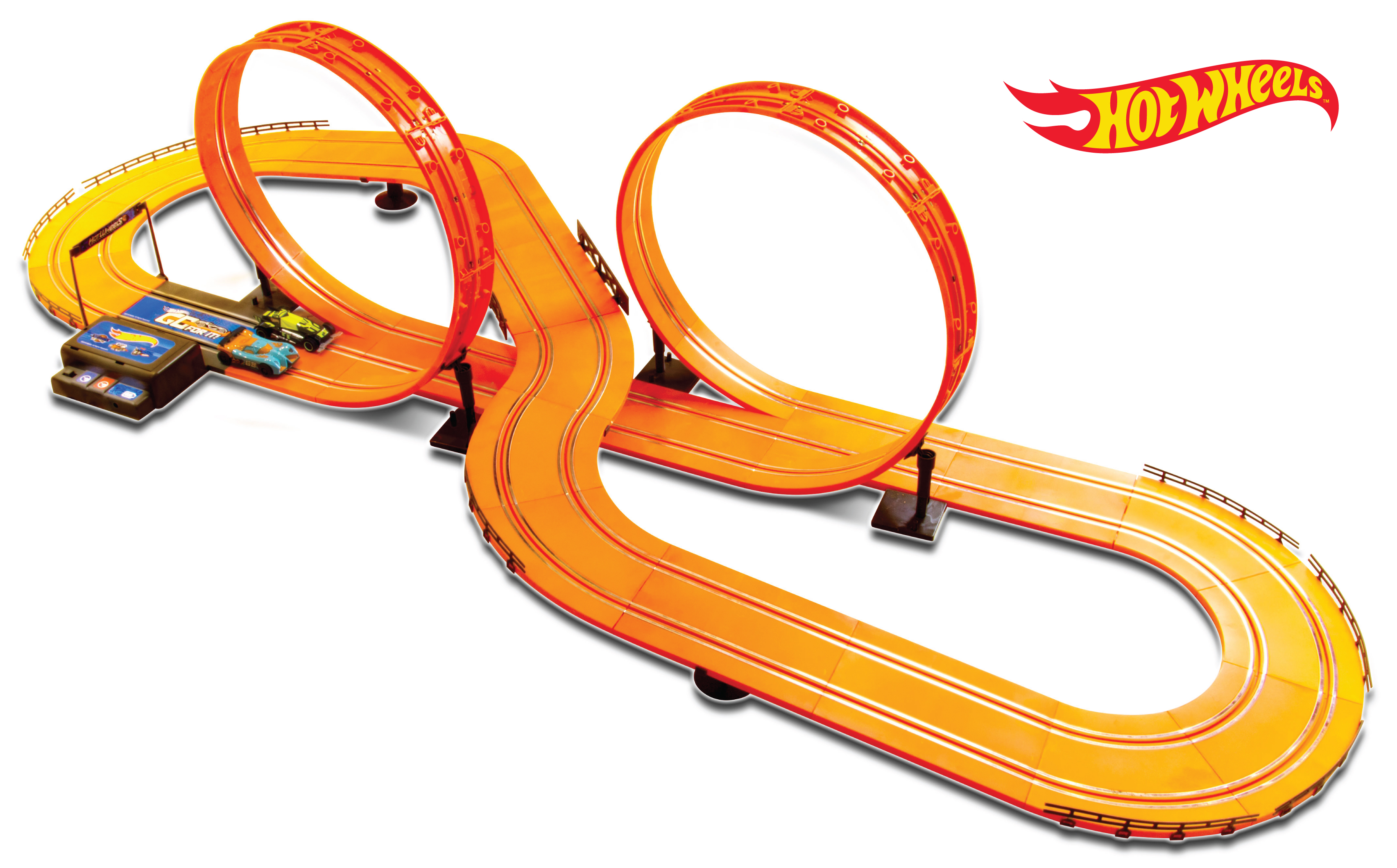 KidzTech Hot  Wheels  Electric 20 7 ft Slot Track  KidzTech Hot  Wheels  Electric 20 7 ft Slot Track