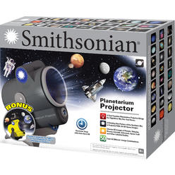 NSI Toys 51951 Smithsonian Planetarium Projector with Bonus Sea Pack, Black
