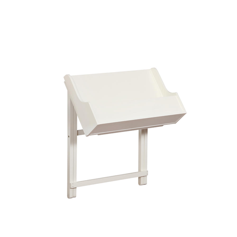Linon Coy White Folding Desk