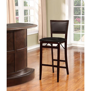 Linon pad sale back folding stool