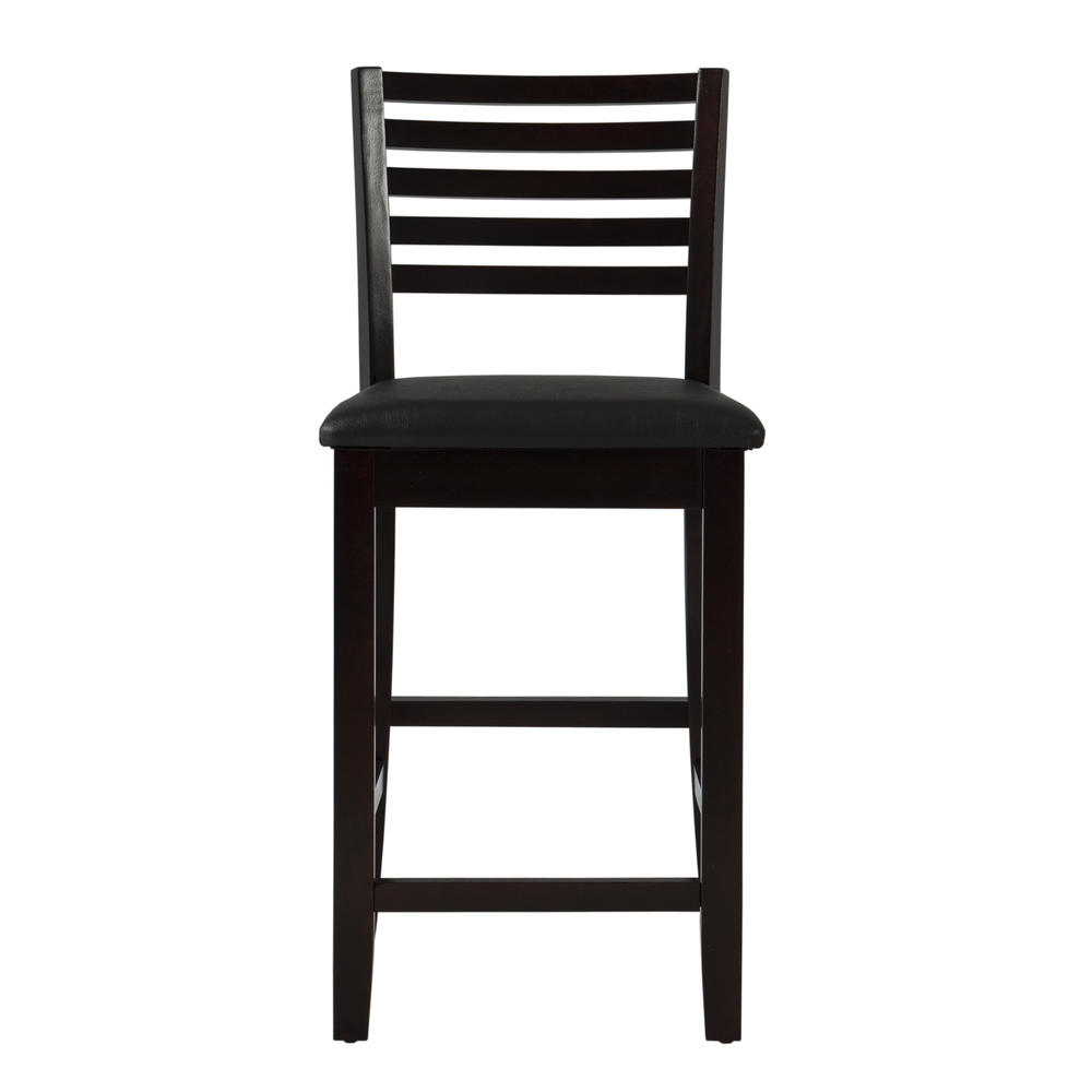 Linon Triena Collection Ladder Counter Stool 24
