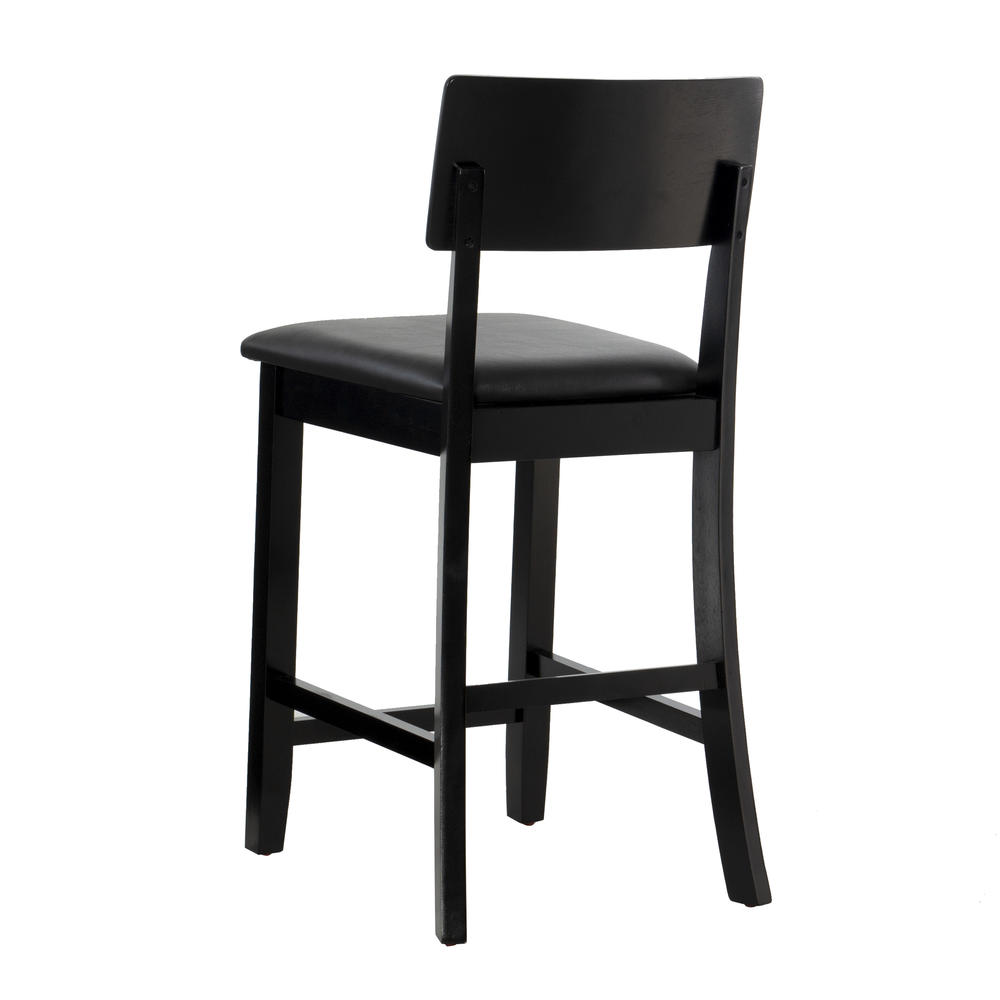 Linon Torino Collection Contemporary Counter Stool 24 inch seat height