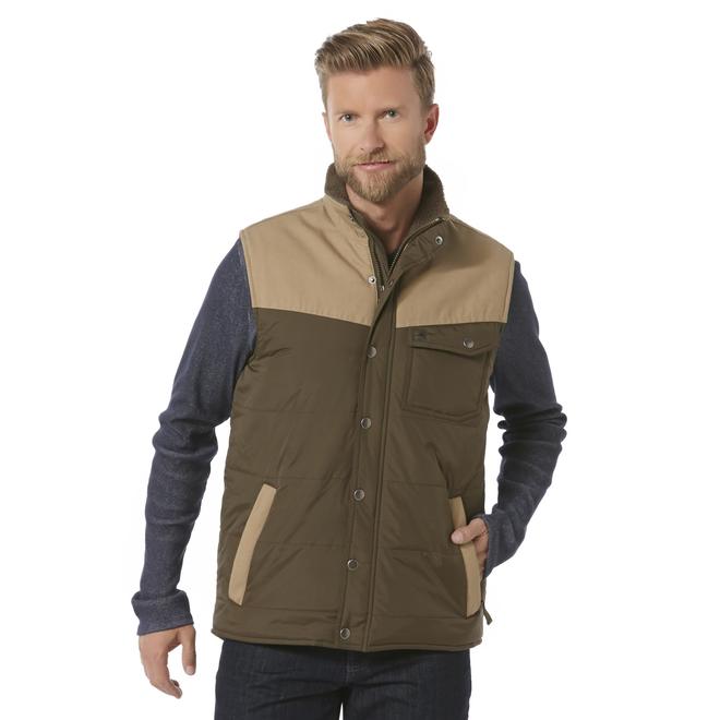 Men's Big & Tall Fleece-Lined Vest: Find Functional Outerwear at Kmart