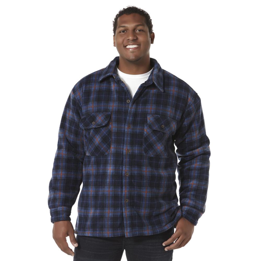 Northwest Territory Men's Big & Tall Flannel Shirt Jacket - Plaid