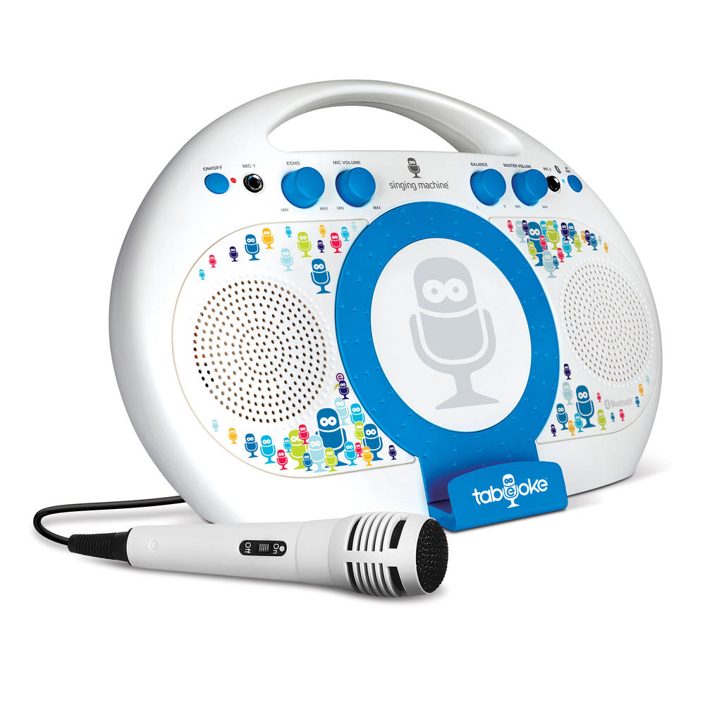 Singing Machine Tabeoke Portable Bluetooth Karaoke System Compatible