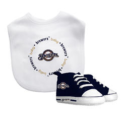 Baby Fanatic MasterPieces Milwaukee Brewers - 2-Piece Baby Gift Set