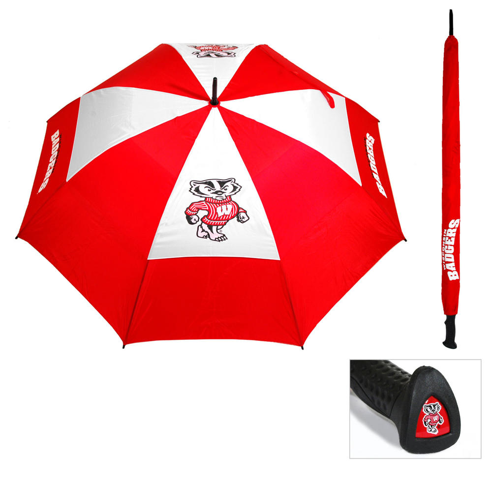 Team Golf University of Wisconsin Badgers 62 Inch Umbrella   Fitness