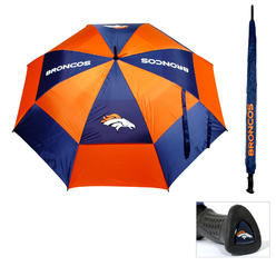 Team Golf 30869 Denver Broncos 62 in. Double Canopy Umbrella