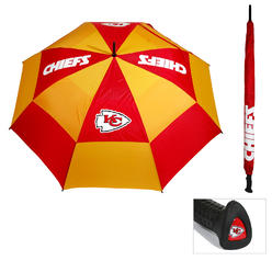 Team Golf 31469 Kansas City Chiefs 62 in. Double Canopy Umbrella