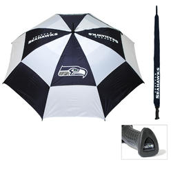Team Golf 32869 Seattle Seahawks 62 in. Double Canopy Umbrella