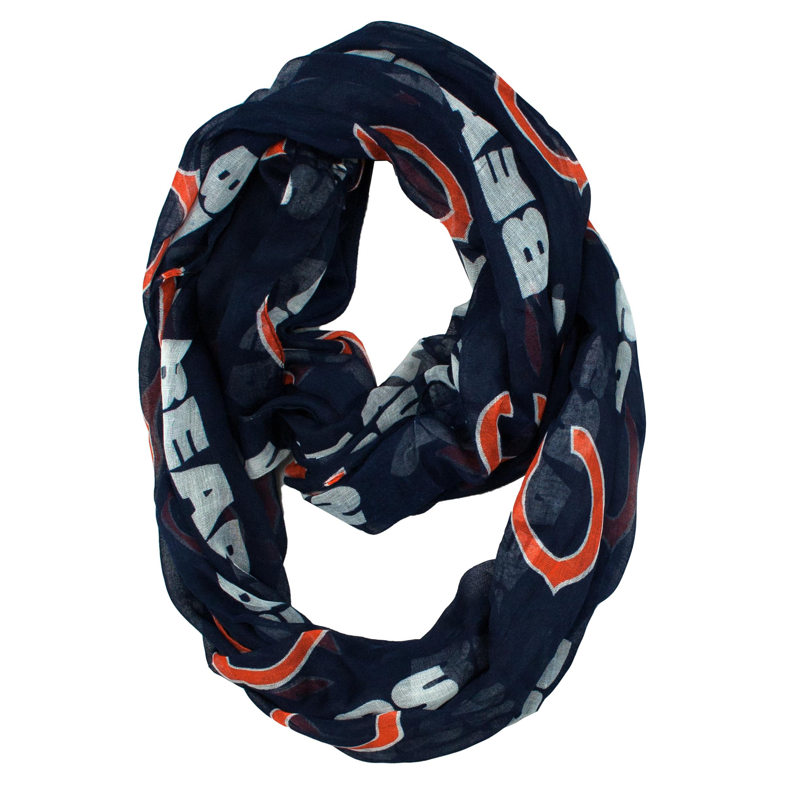 Little Earth Chicago Bears Sheer Infinity Scarf