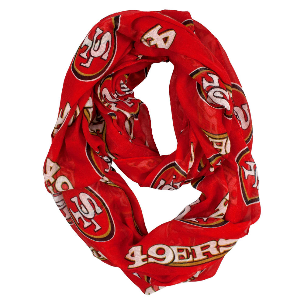 Little Earth San Francisco 49ers Sheer Infinity Scarf   Fitness