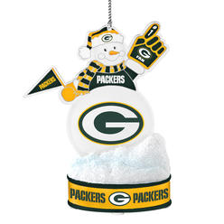 Topperscot Boelter Brands Green Bay Packers LED Snowman Ornament