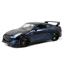 Jada Toys JADA Brian's 2009 Nissan GTR R35 Blue "Fast & Furious 7" Movie 1/24 Diecast Model Car by Jada