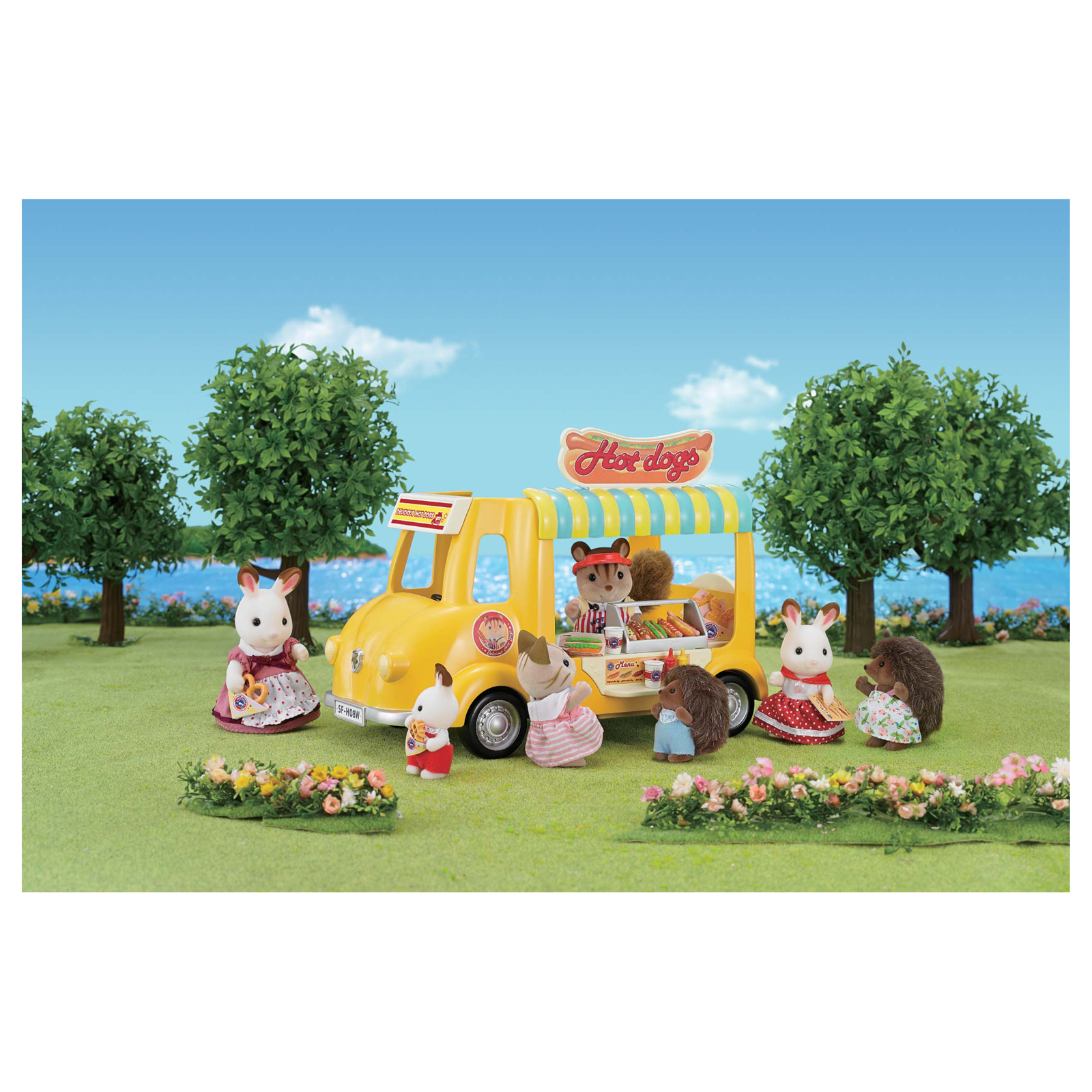 calico critters hot dog van
