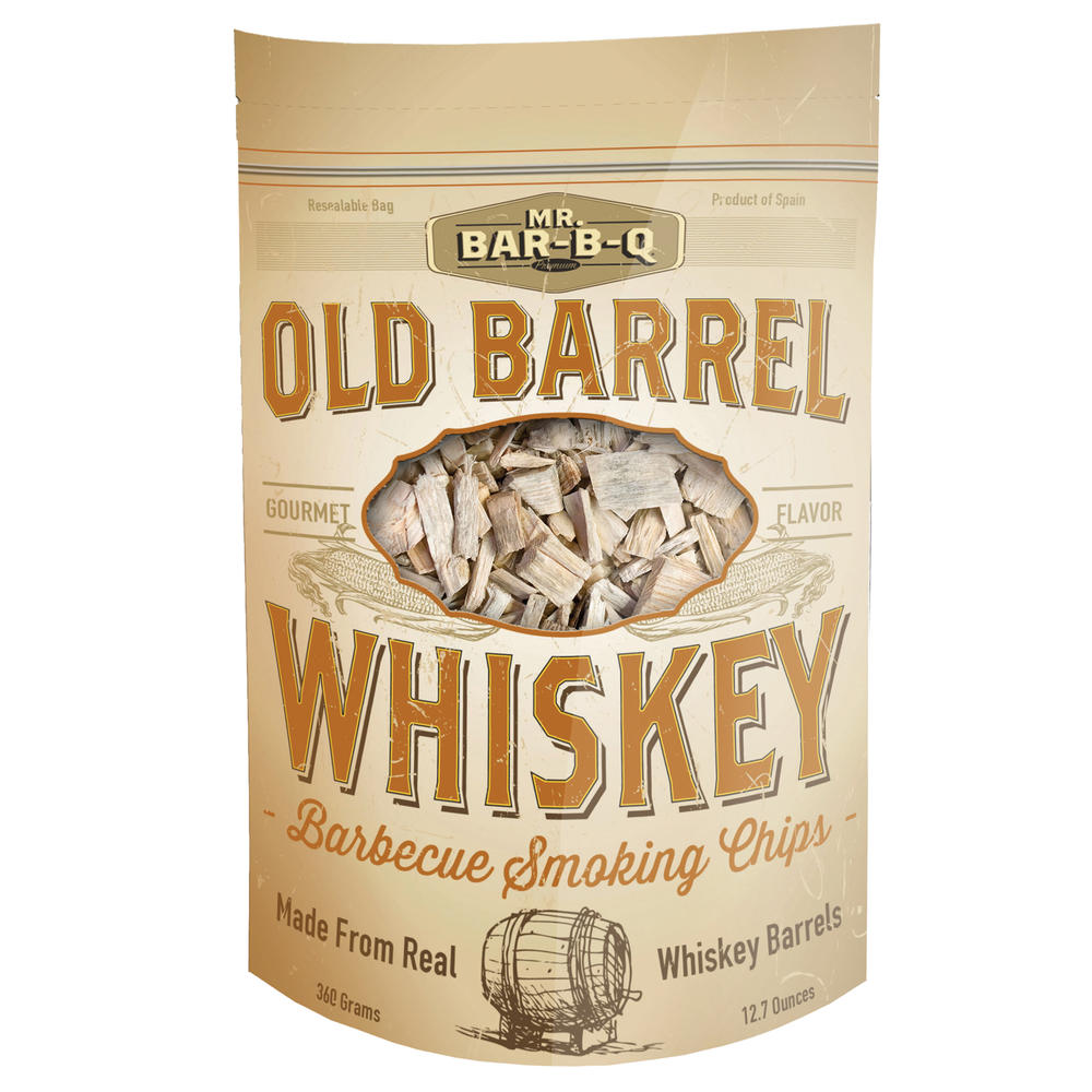 Mr. Bar-B-Q Old Barrel Whiskey Barbecue Smoking Chips