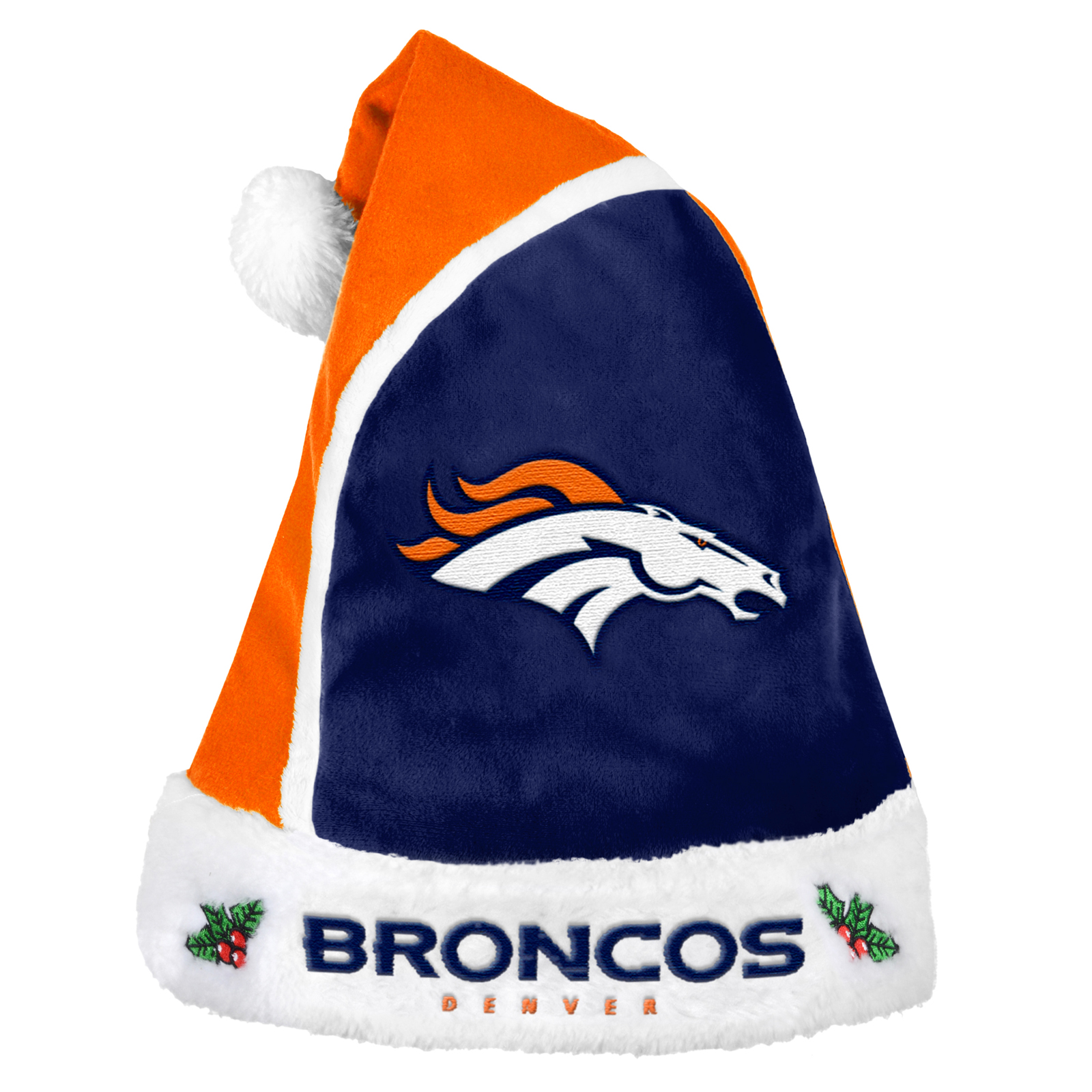 Forever Collectibles NFL 2015 Denver Broncos Santa Hat