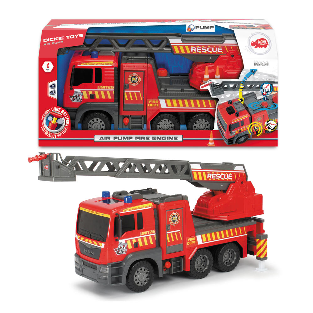 Dickie Toys Air Pump Fire Engine Vehicle