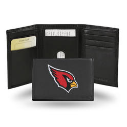 Rico 4" Red and Yellow NFL Arizona Cardinals Embroidered Trifold Wallet