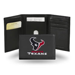 Rico NFL Rico Industries Houston Texans  Embroidered Tri-fold Wallet