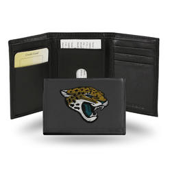 Rico NFL Rico Industries Jacksonville Jaguars  Embroidered Tri-fold Wallet