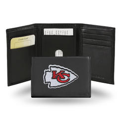 Rico NFL Rico Industries Kansas City Chiefs  Embroidered Tri-fold Wallet