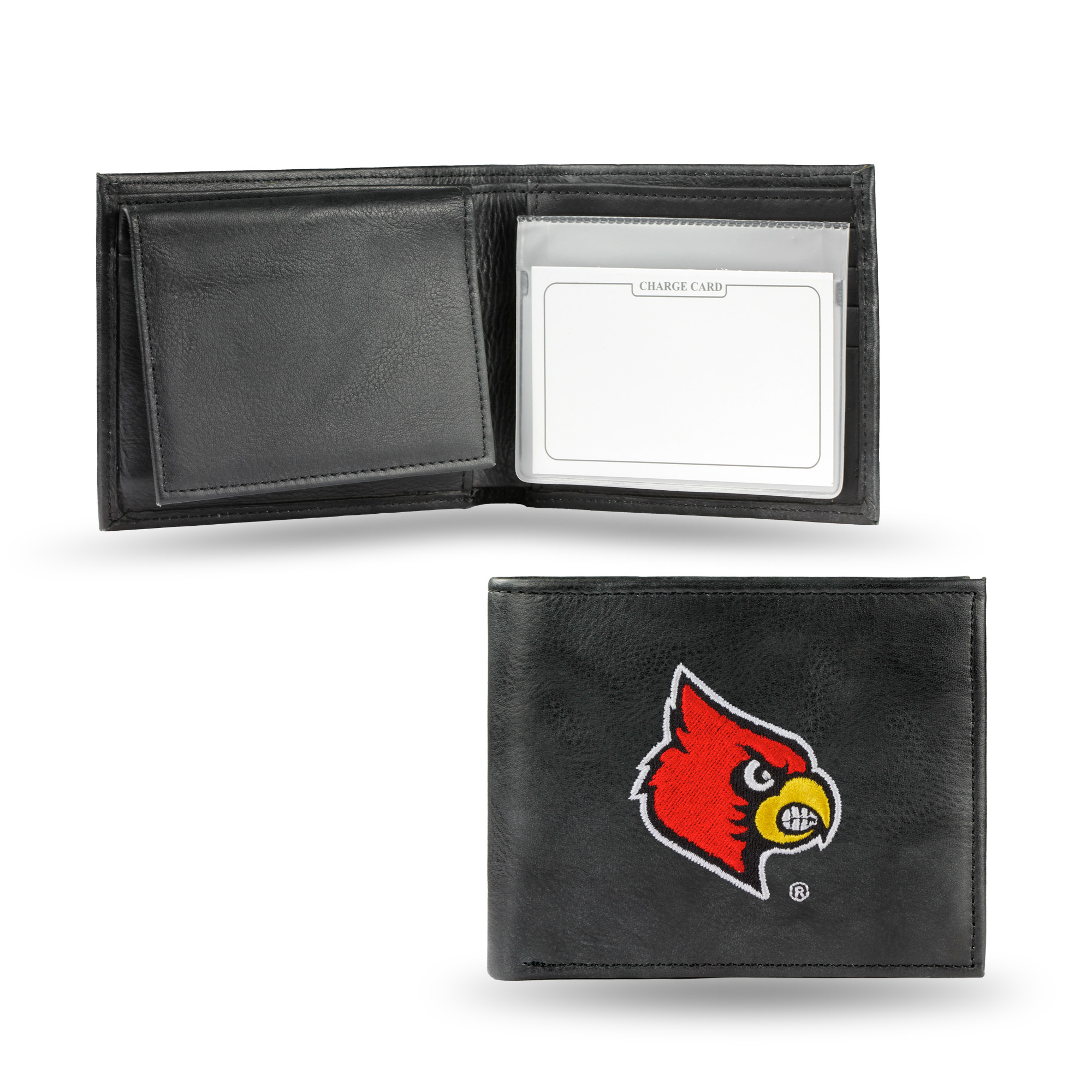 Rico Louisville Cardinals Embroidered Bi-fold Wallet