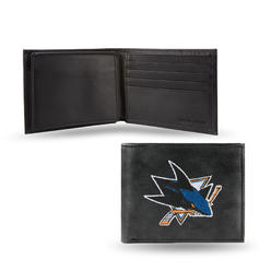 Rico NHL Rico Industries San Jose Sharks  Embroidered Bill-fold Wallet