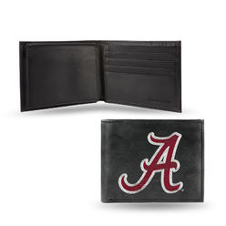 Rico RBL150102 3.25 x 4.25 in. Alabama Crimson Tide A Embroidered Billfold Wallet