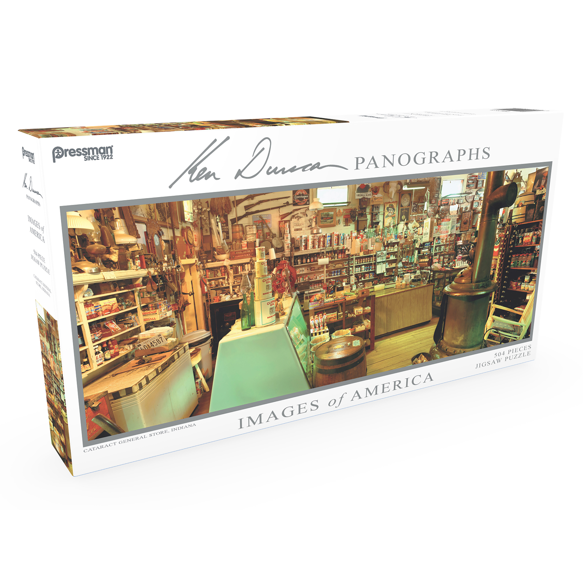 Pressman Toy Images of America 504 Piece Panoramic Puzzle, Cataract General Store