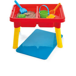 kidoozie sand 'n splash activity table with storage compartment and lid