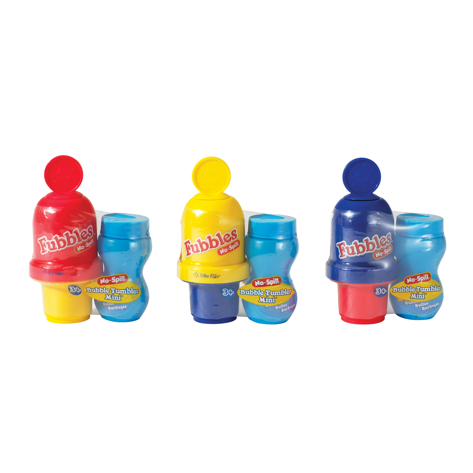 Little Kids Fubbles 3 Piece No Spill Mini Tumbler Set