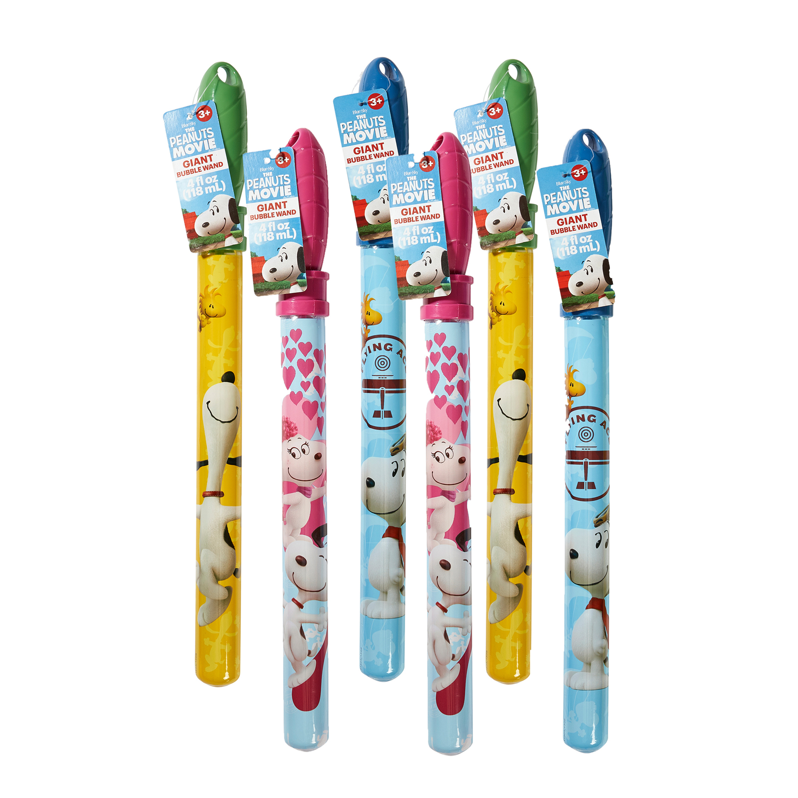 Little Kids Peanuts 6 Piece Giant Bubble Wands Little Kids Peanuts 6 Piece Giant Bubble Wands