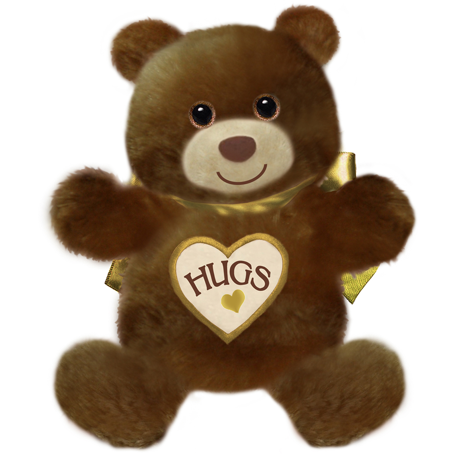 First and Main Brown Hugsie 15 Inch Bear, Multi-color First and Main Brown Hugsie 15 Inch Bear, Multi-color