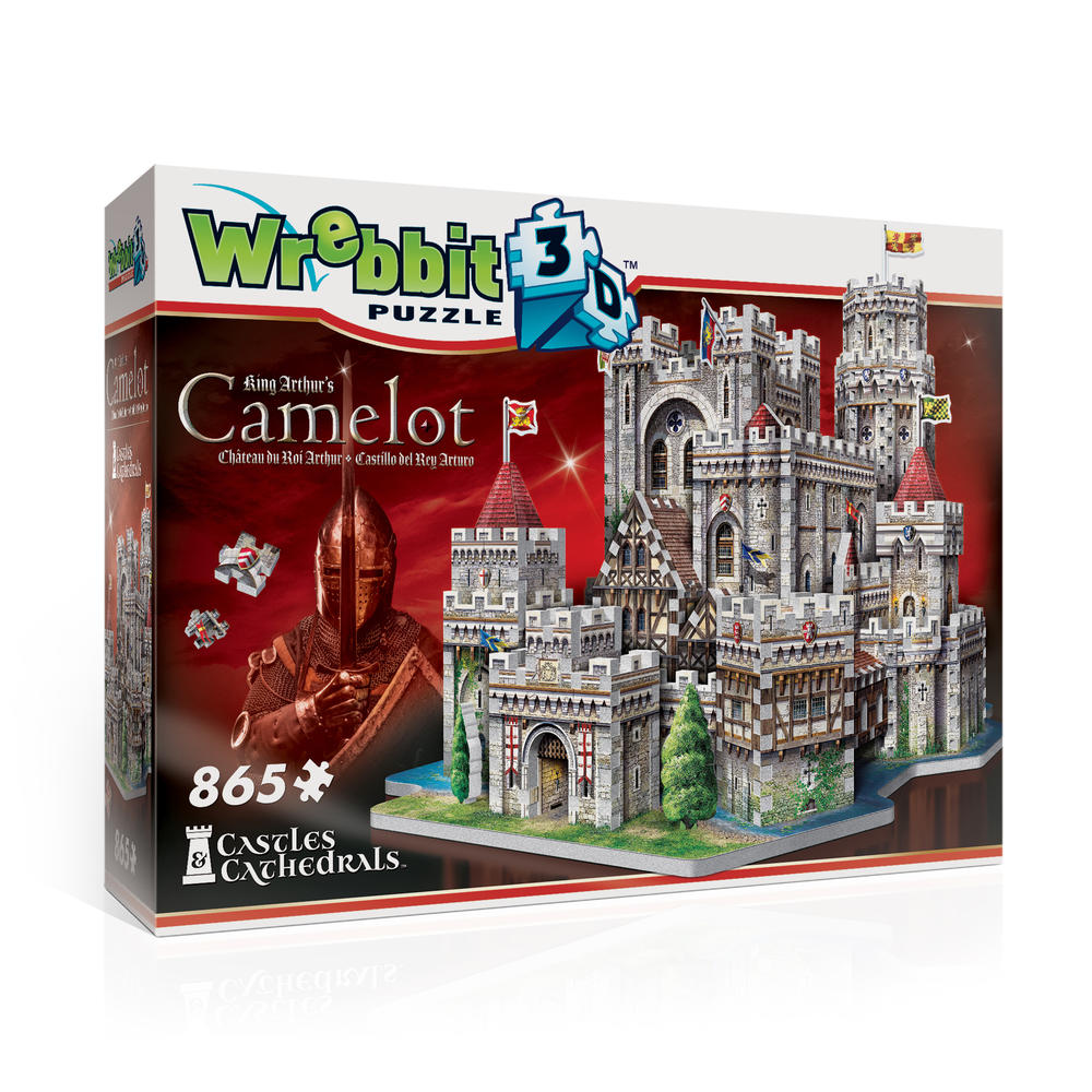 Wrebbit Puzzles King Arthur's Camelot 3D Puzzle