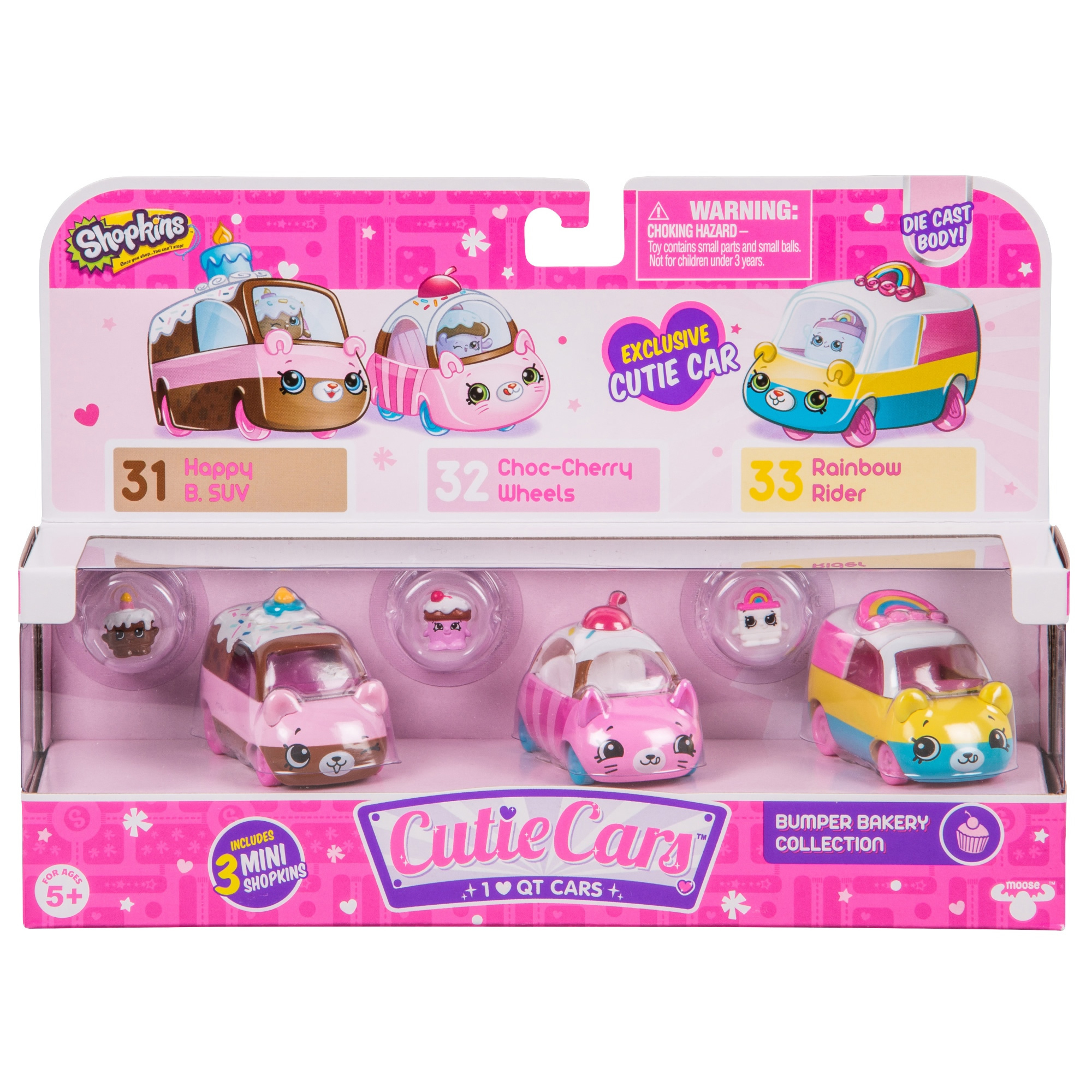 shopkins cutie cars 3 pack