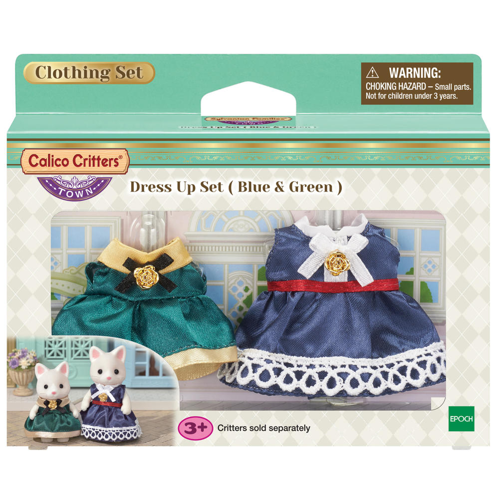 Epoch Calico Critters Green Dress up Set