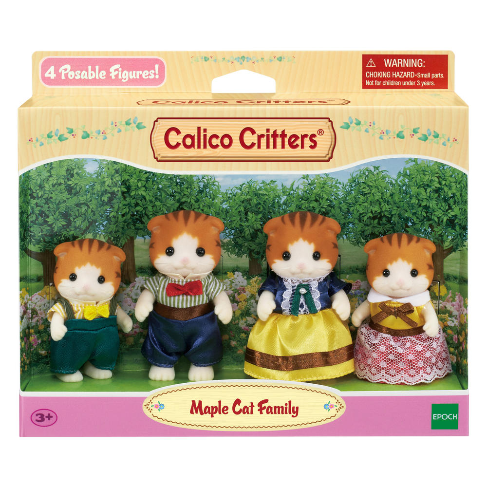 Epoch Calico Critters Maple Cat Family