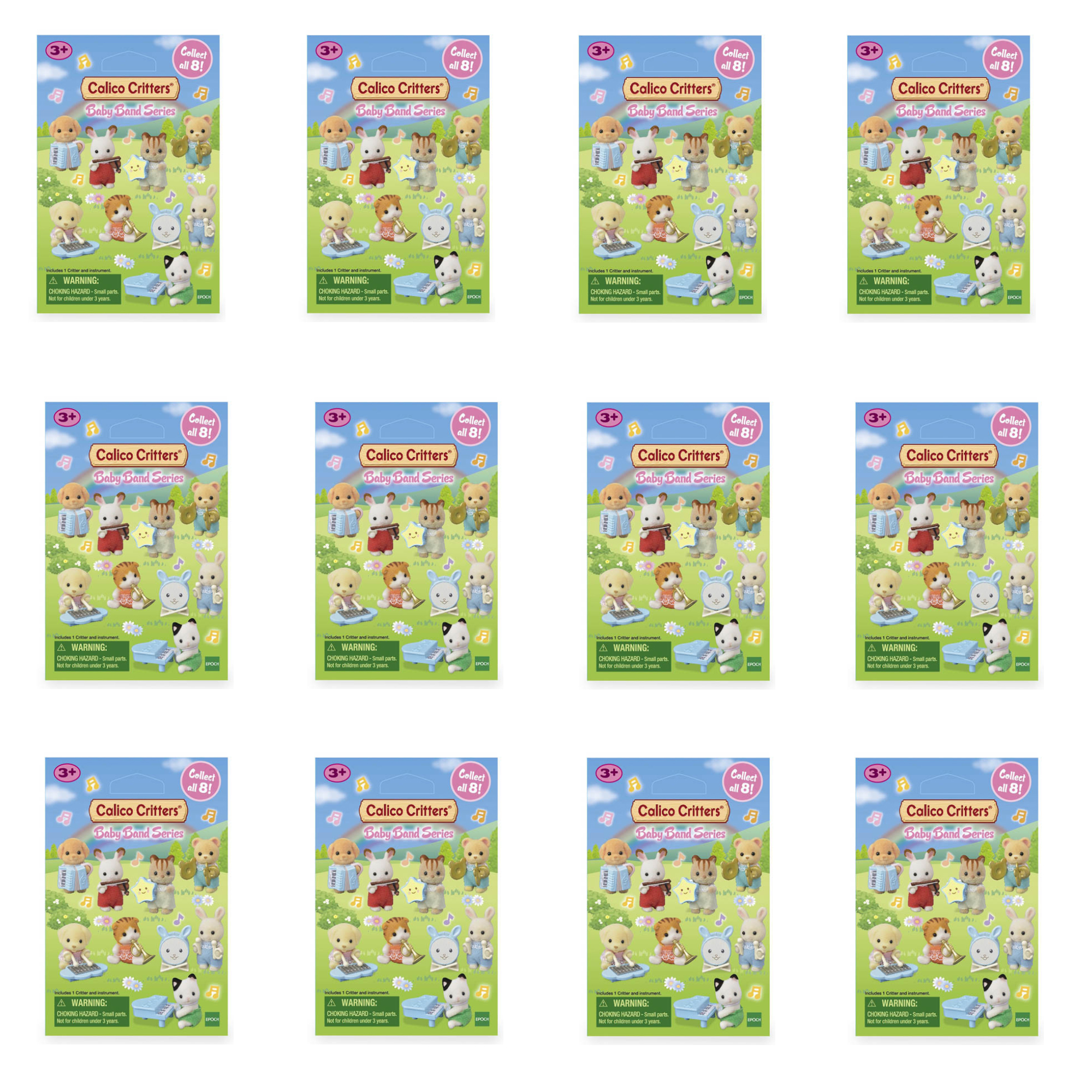 Epoch Calico Critters Blind Bags Baby Band Series 12 Pack