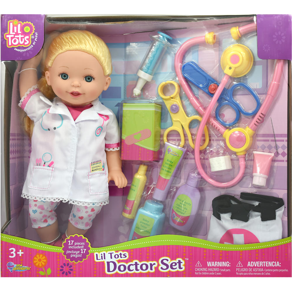 New Adventures 14 Inch Doll Doctor Set