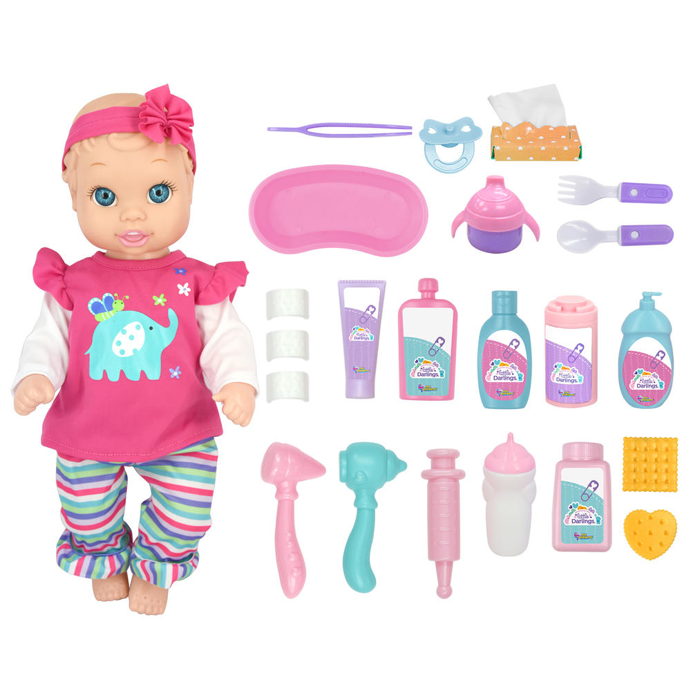 New Adventures 16 Inch Baby Doll and Check Up Set