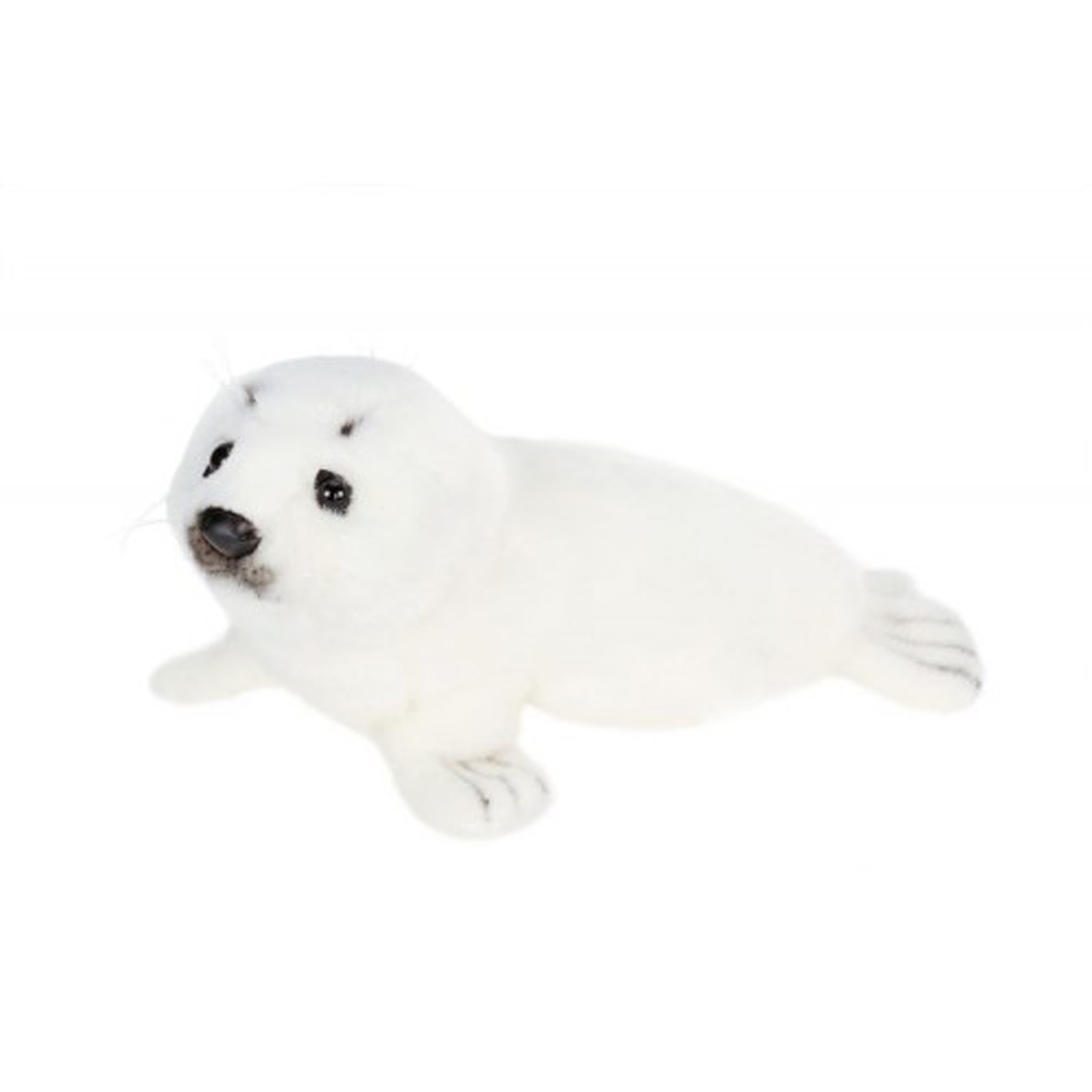 hansa Lying White Seal Plush