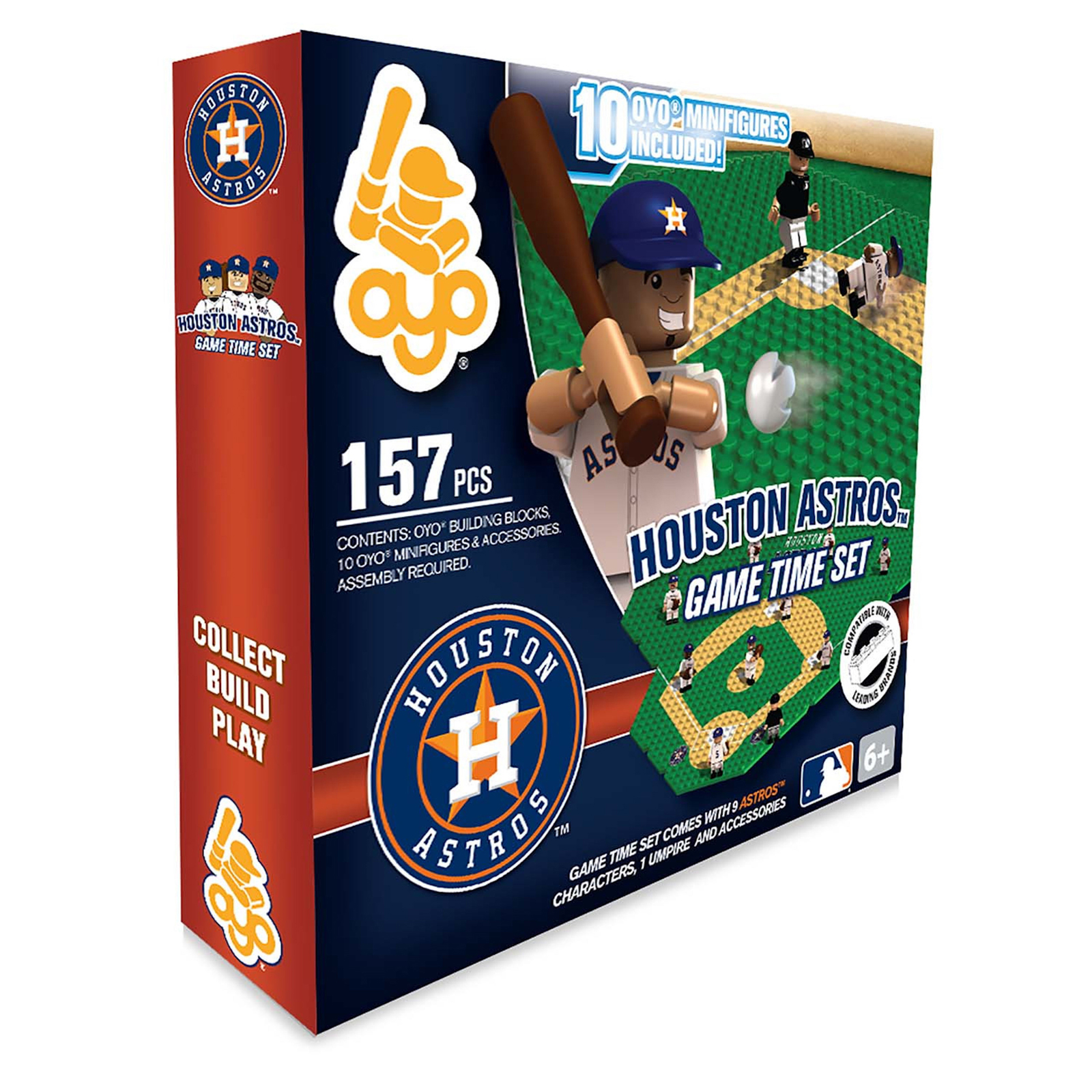 OYO Sports MLB 157 Piece Houston Astros Gametime Set 2.0
