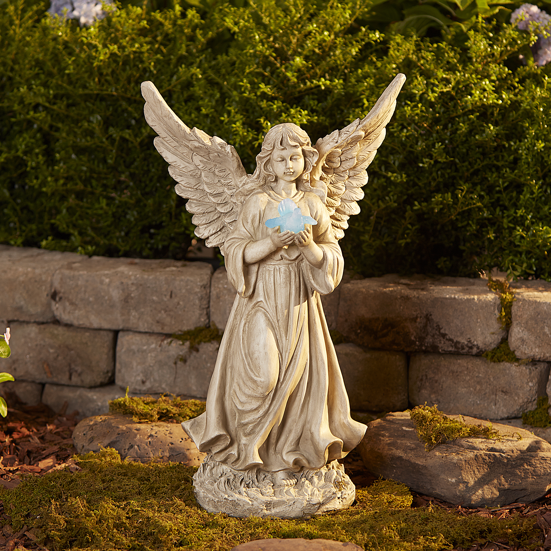 Large Angel With Solar Bird *Limited Availability