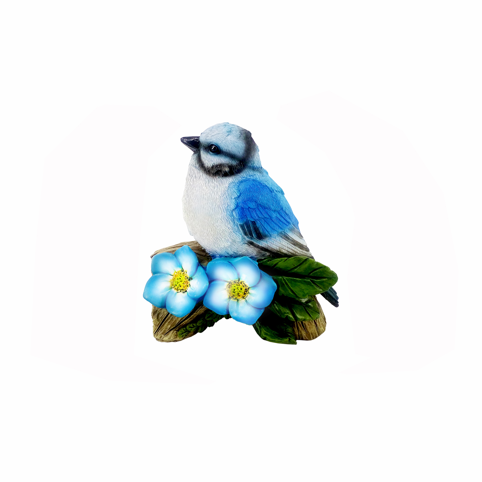 Resin Bird Statuary - Blue