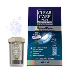 Clear Care Plus Cleaning and Disinfecting Solution, (0065036342), Travel Pack, 3 Fl Oz