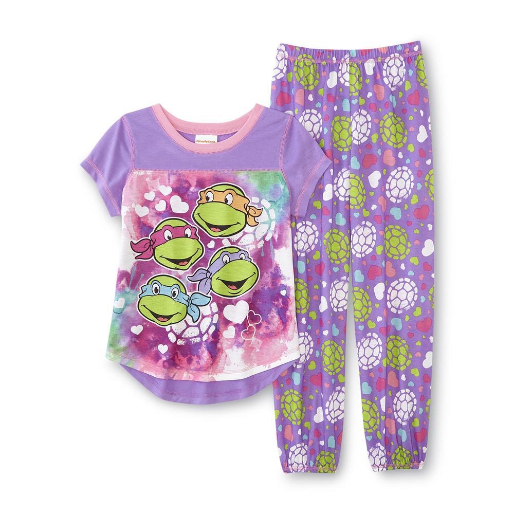 Nickelodeon Teenage Mutant Ninja Turtle's Girl's Pajama Top & Pants