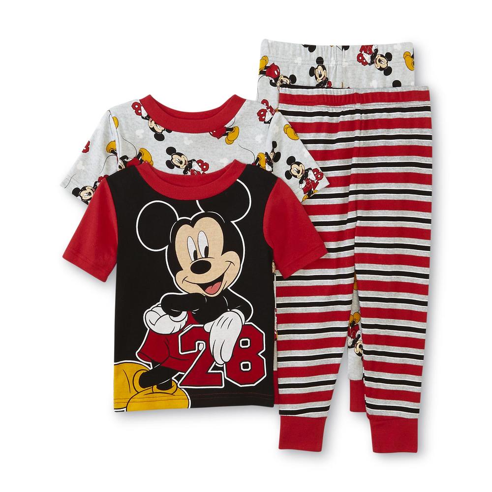 Disney Mickey Mouse Toddler Boy's 2-Pairs Pajamas