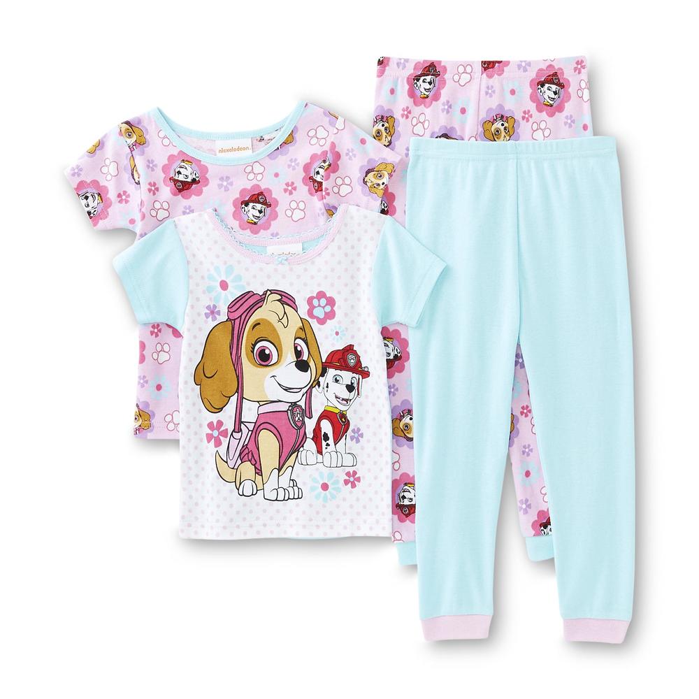 Nickelodeon PAW Patrol Toddler Girl's 2-Pairs Short-Sleeve Pajamas